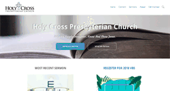 Desktop Screenshot of holycrosspca.org